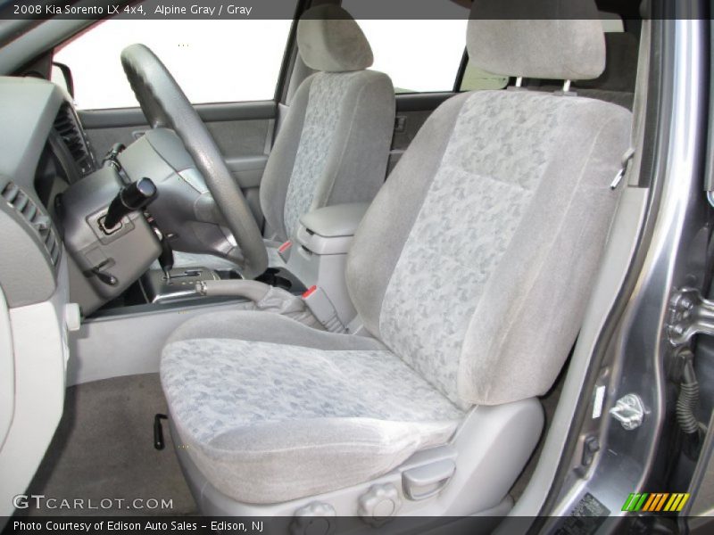 Alpine Gray / Gray 2008 Kia Sorento LX 4x4