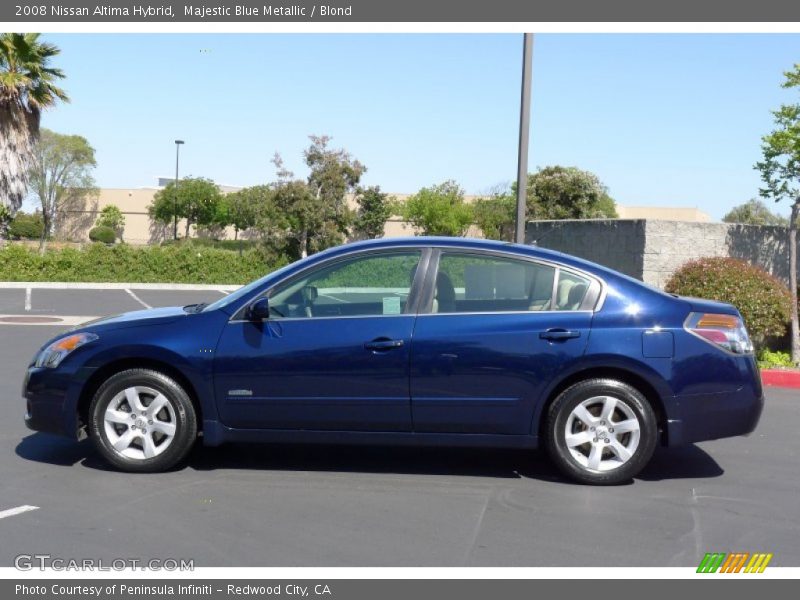 Majestic Blue Metallic / Blond 2008 Nissan Altima Hybrid