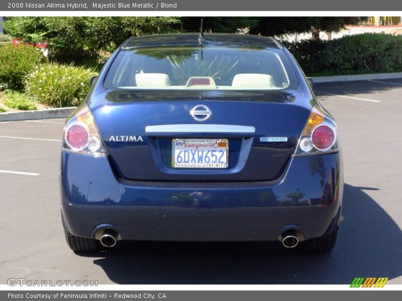 Majestic Blue Metallic / Blond 2008 Nissan Altima Hybrid