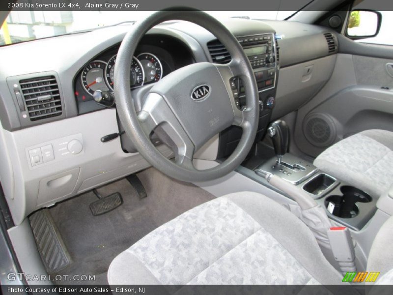 Alpine Gray / Gray 2008 Kia Sorento LX 4x4