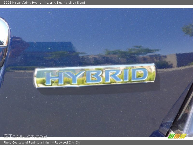 Majestic Blue Metallic / Blond 2008 Nissan Altima Hybrid