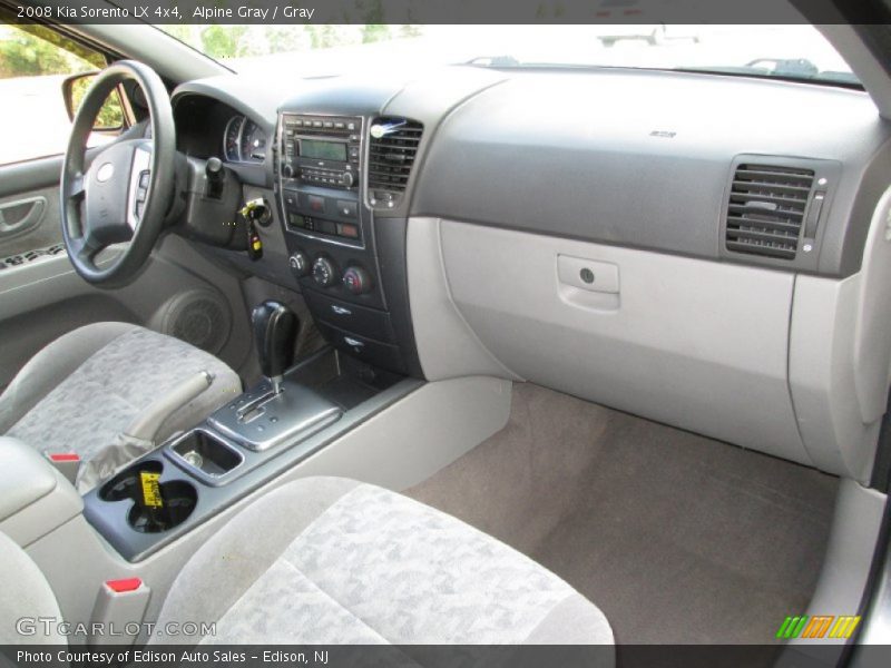 Alpine Gray / Gray 2008 Kia Sorento LX 4x4