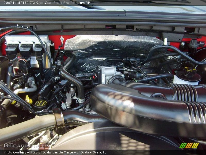 Bright Red / Medium Flint 2007 Ford F150 STX SuperCab