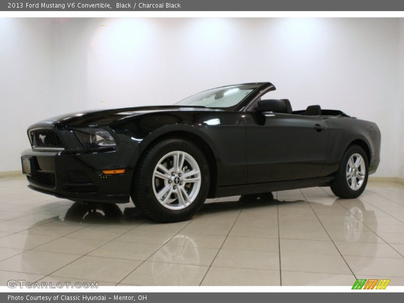 Black / Charcoal Black 2013 Ford Mustang V6 Convertible