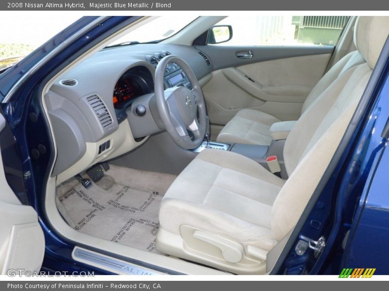 Majestic Blue Metallic / Blond 2008 Nissan Altima Hybrid