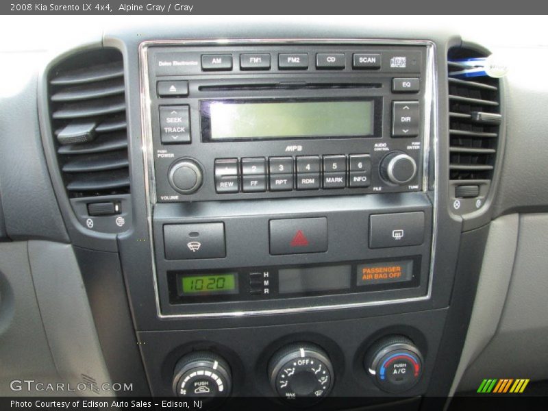 Alpine Gray / Gray 2008 Kia Sorento LX 4x4