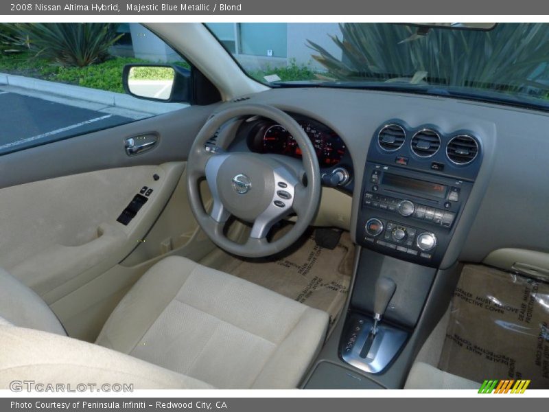 Majestic Blue Metallic / Blond 2008 Nissan Altima Hybrid
