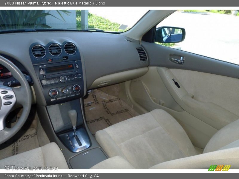 Majestic Blue Metallic / Blond 2008 Nissan Altima Hybrid