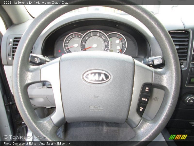 Alpine Gray / Gray 2008 Kia Sorento LX 4x4
