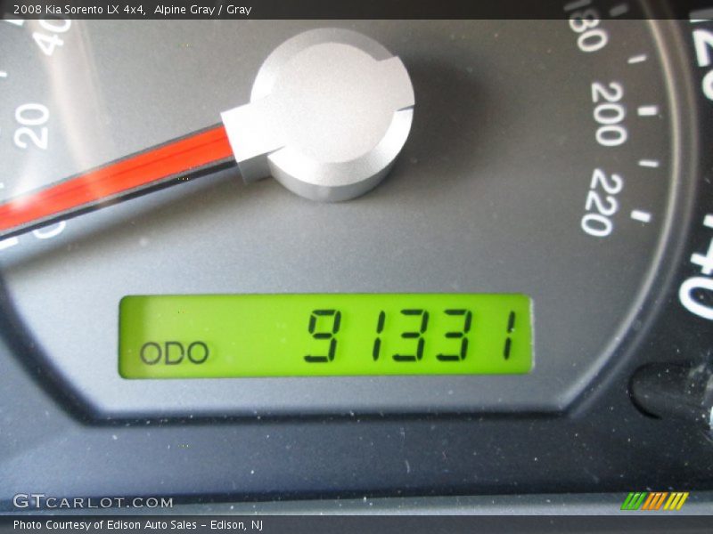 Alpine Gray / Gray 2008 Kia Sorento LX 4x4