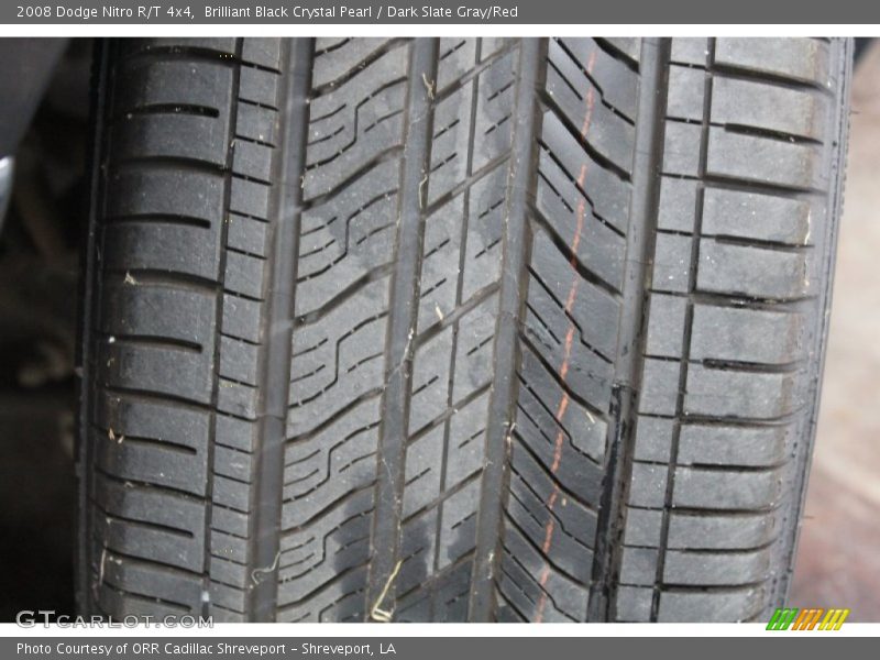 Brilliant Black Crystal Pearl / Dark Slate Gray/Red 2008 Dodge Nitro R/T 4x4