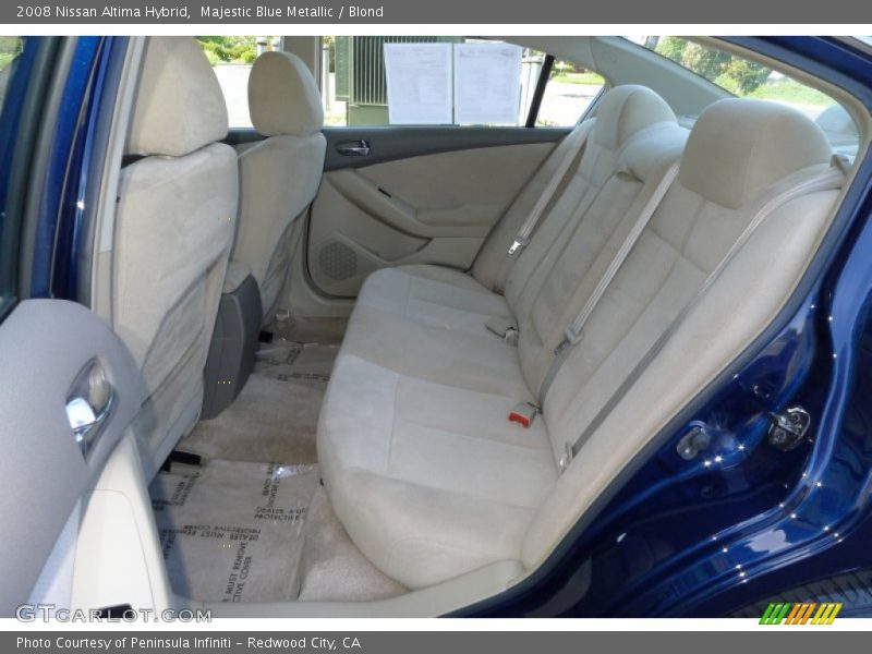 Majestic Blue Metallic / Blond 2008 Nissan Altima Hybrid
