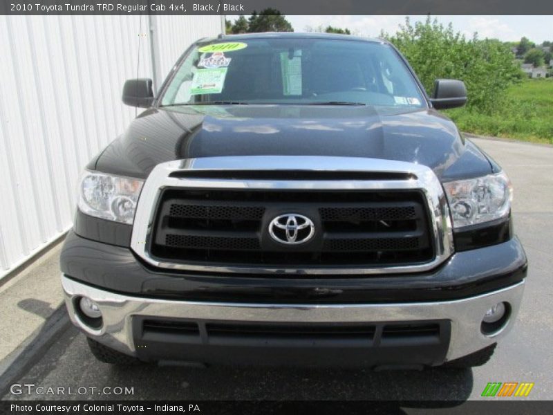 Black / Black 2010 Toyota Tundra TRD Regular Cab 4x4