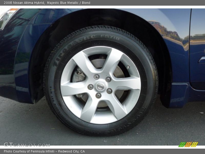 Majestic Blue Metallic / Blond 2008 Nissan Altima Hybrid