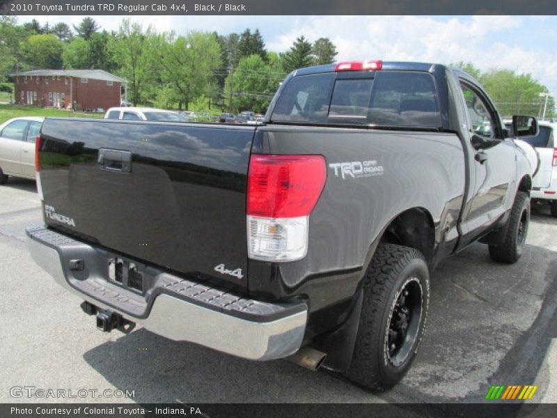 Black / Black 2010 Toyota Tundra TRD Regular Cab 4x4