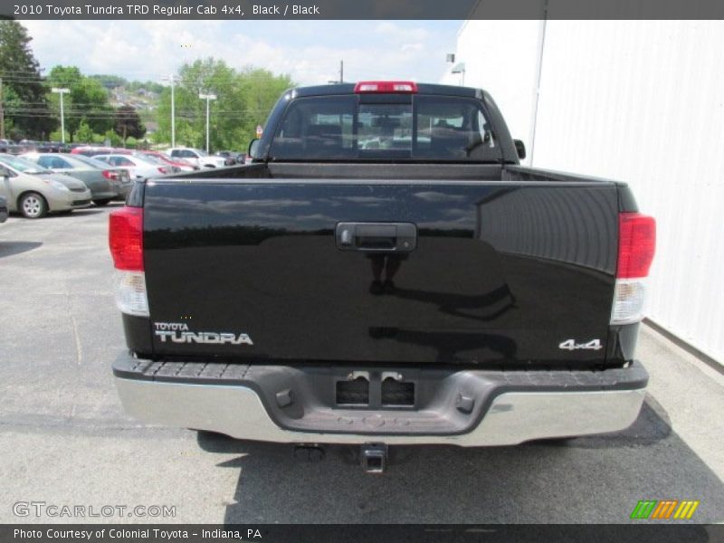 Black / Black 2010 Toyota Tundra TRD Regular Cab 4x4