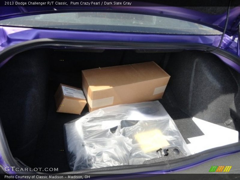Plum Crazy Pearl / Dark Slate Gray 2013 Dodge Challenger R/T Classic