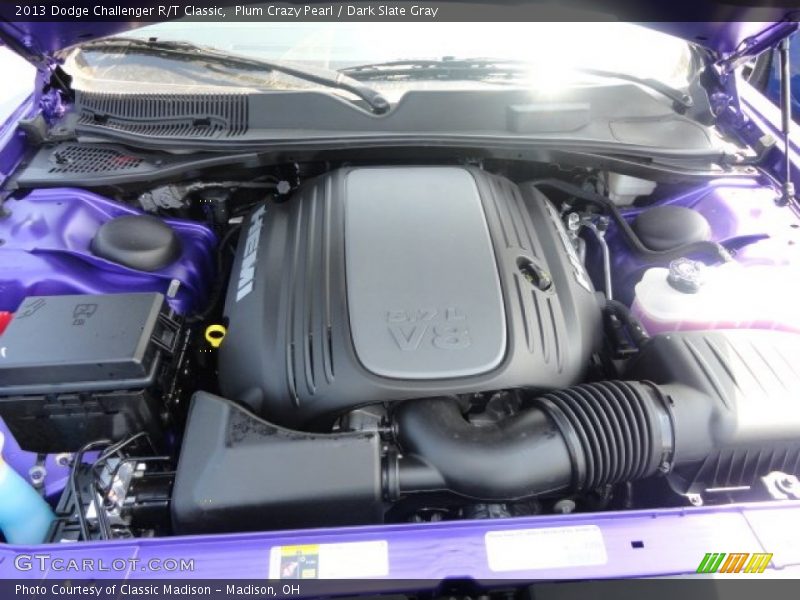 Plum Crazy Pearl / Dark Slate Gray 2013 Dodge Challenger R/T Classic