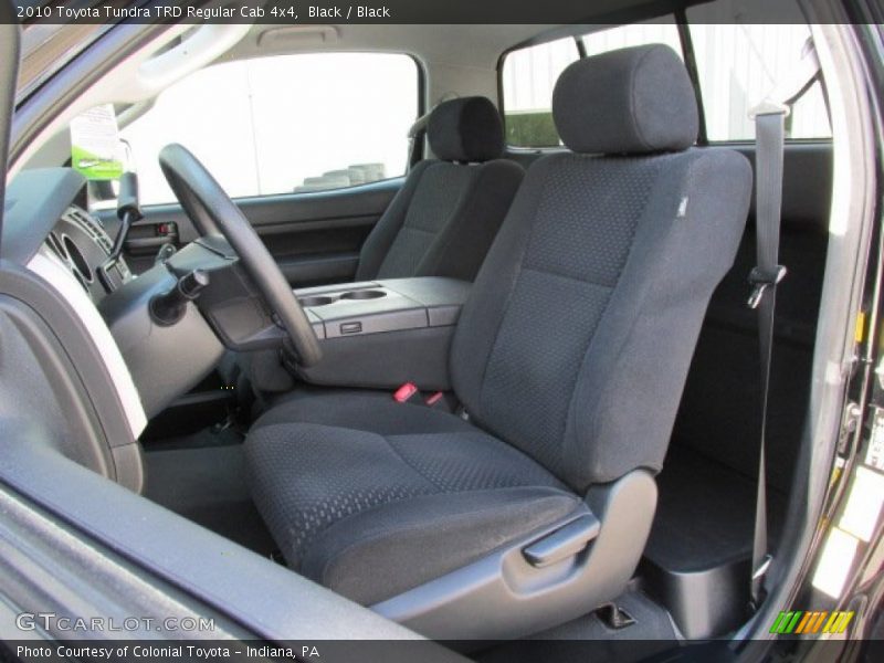 Front Seat of 2010 Tundra TRD Regular Cab 4x4