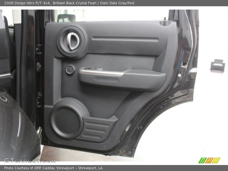 Brilliant Black Crystal Pearl / Dark Slate Gray/Red 2008 Dodge Nitro R/T 4x4