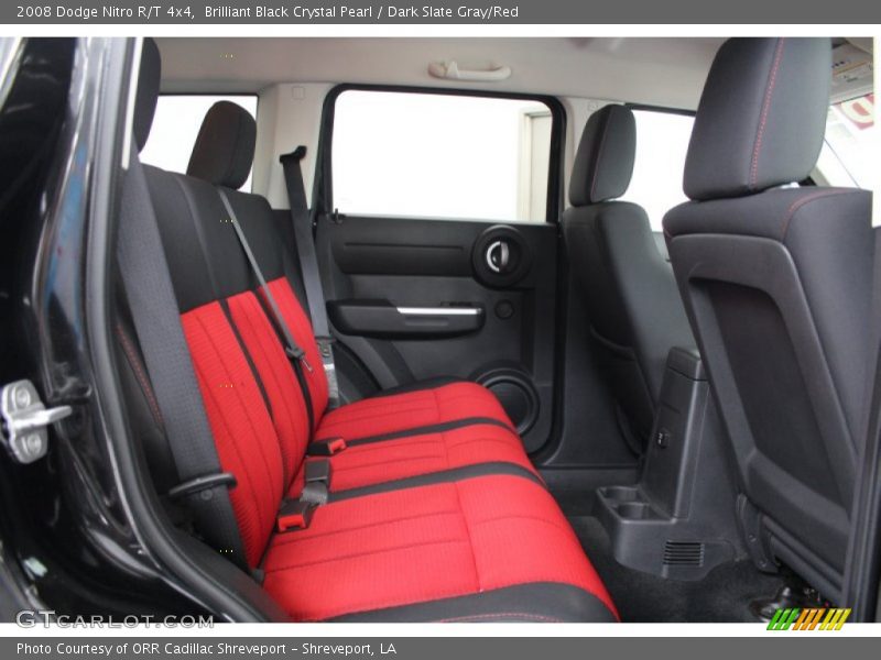 Brilliant Black Crystal Pearl / Dark Slate Gray/Red 2008 Dodge Nitro R/T 4x4