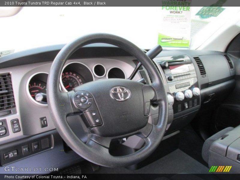 Dashboard of 2010 Tundra TRD Regular Cab 4x4