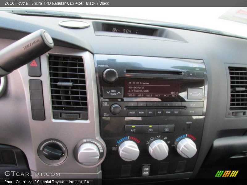 Controls of 2010 Tundra TRD Regular Cab 4x4