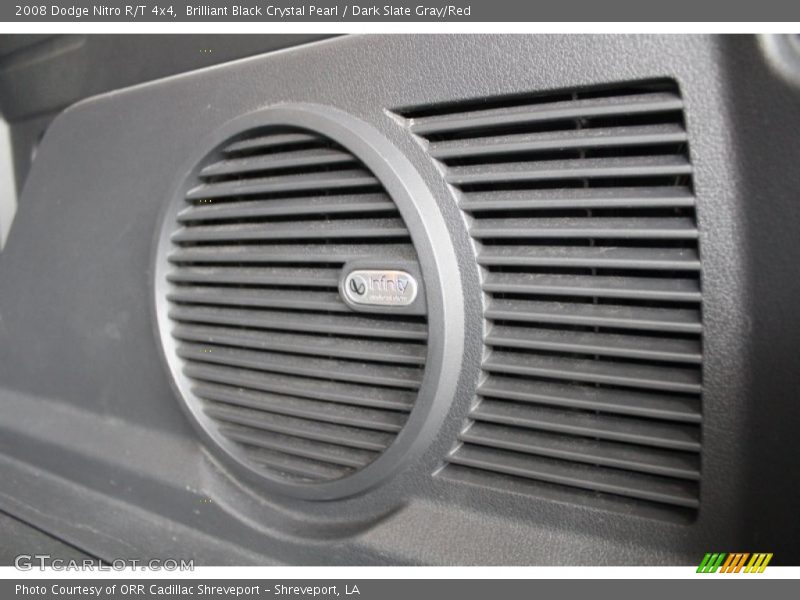 Brilliant Black Crystal Pearl / Dark Slate Gray/Red 2008 Dodge Nitro R/T 4x4