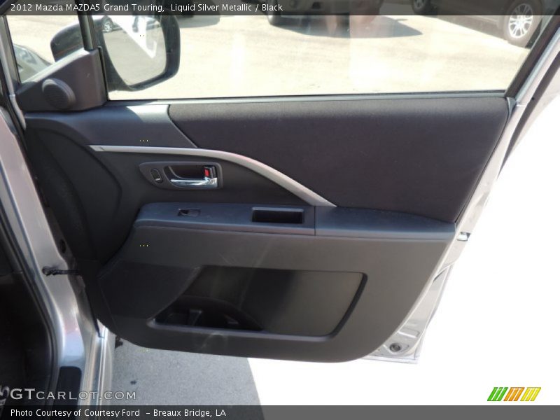 Liquid Silver Metallic / Black 2012 Mazda MAZDA5 Grand Touring