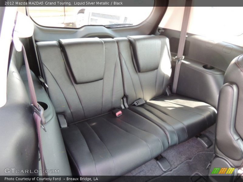 Liquid Silver Metallic / Black 2012 Mazda MAZDA5 Grand Touring