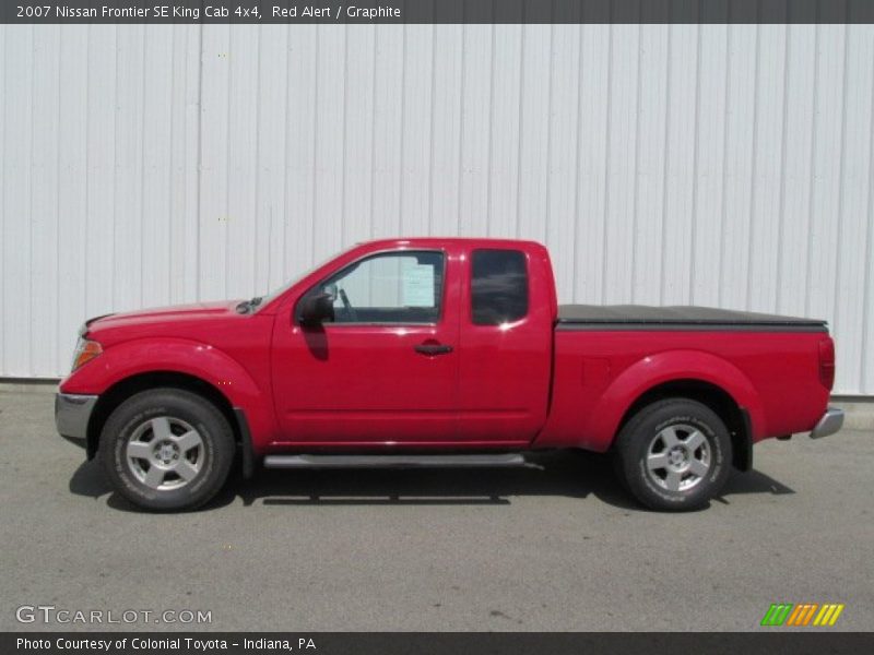 Red Alert / Graphite 2007 Nissan Frontier SE King Cab 4x4