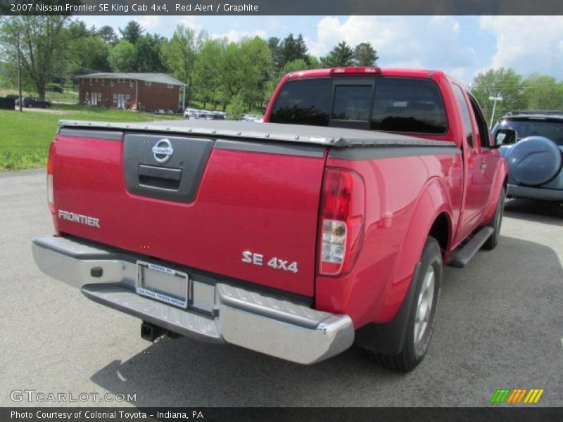 Red Alert / Graphite 2007 Nissan Frontier SE King Cab 4x4