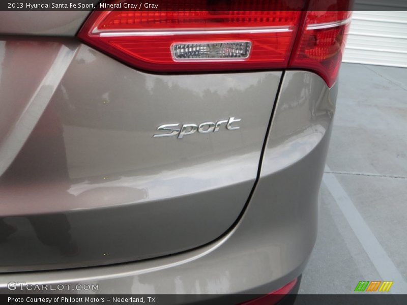 Mineral Gray / Gray 2013 Hyundai Santa Fe Sport