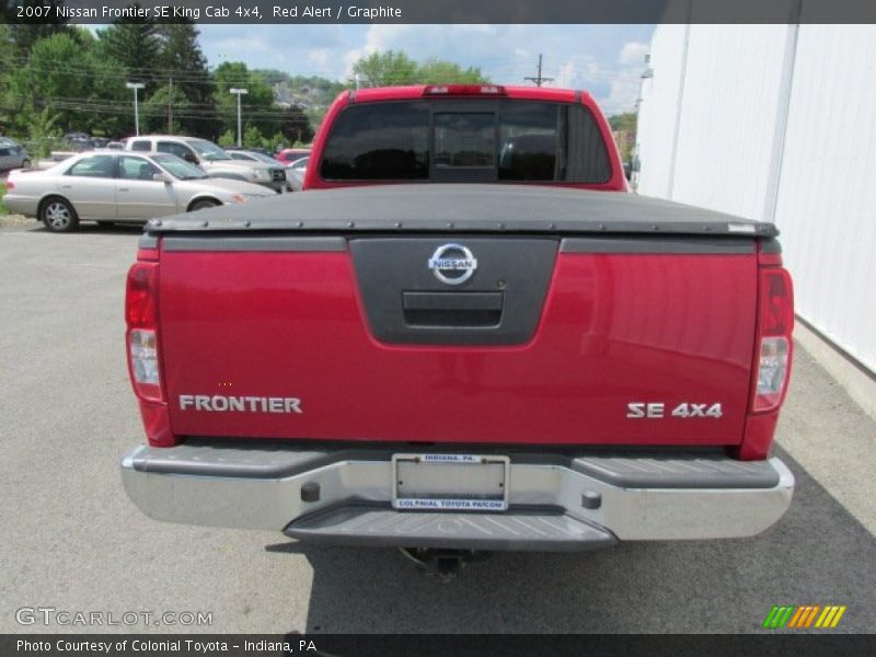 Red Alert / Graphite 2007 Nissan Frontier SE King Cab 4x4