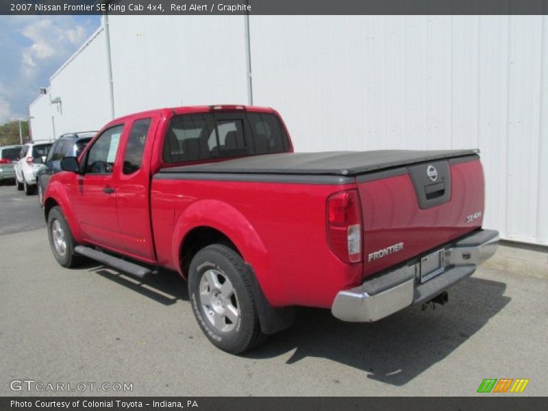 Red Alert / Graphite 2007 Nissan Frontier SE King Cab 4x4