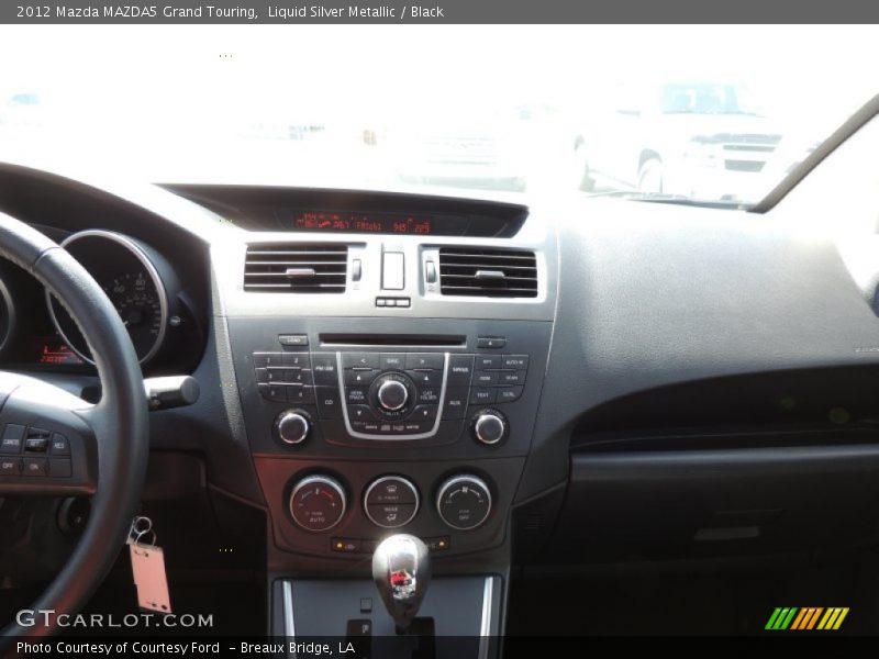 Liquid Silver Metallic / Black 2012 Mazda MAZDA5 Grand Touring