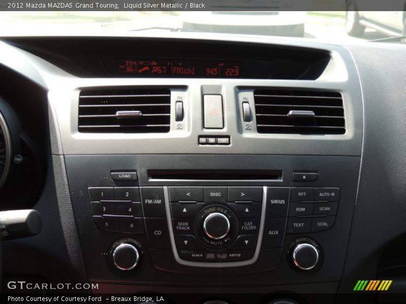 Liquid Silver Metallic / Black 2012 Mazda MAZDA5 Grand Touring