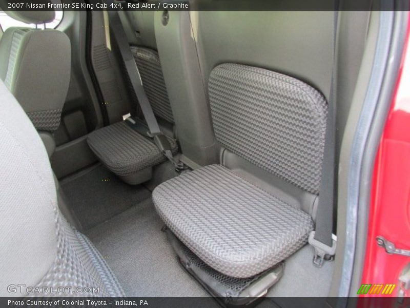 Rear Seat of 2007 Frontier SE King Cab 4x4