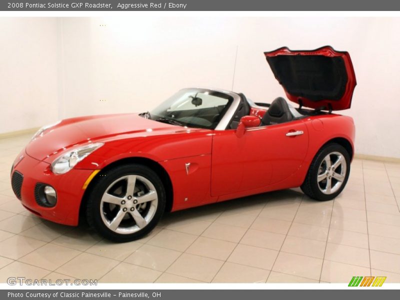 Aggressive Red / Ebony 2008 Pontiac Solstice GXP Roadster