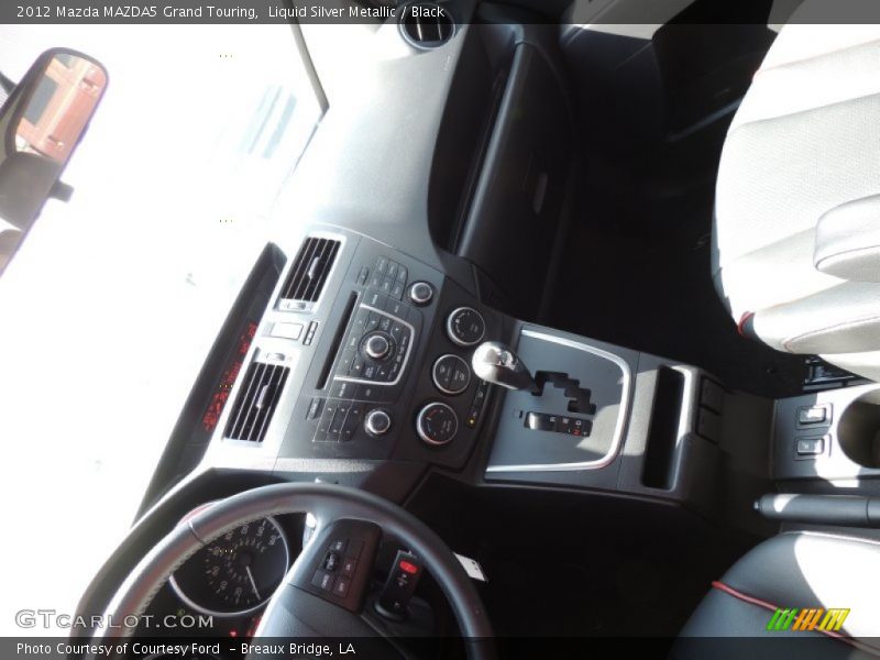 Liquid Silver Metallic / Black 2012 Mazda MAZDA5 Grand Touring