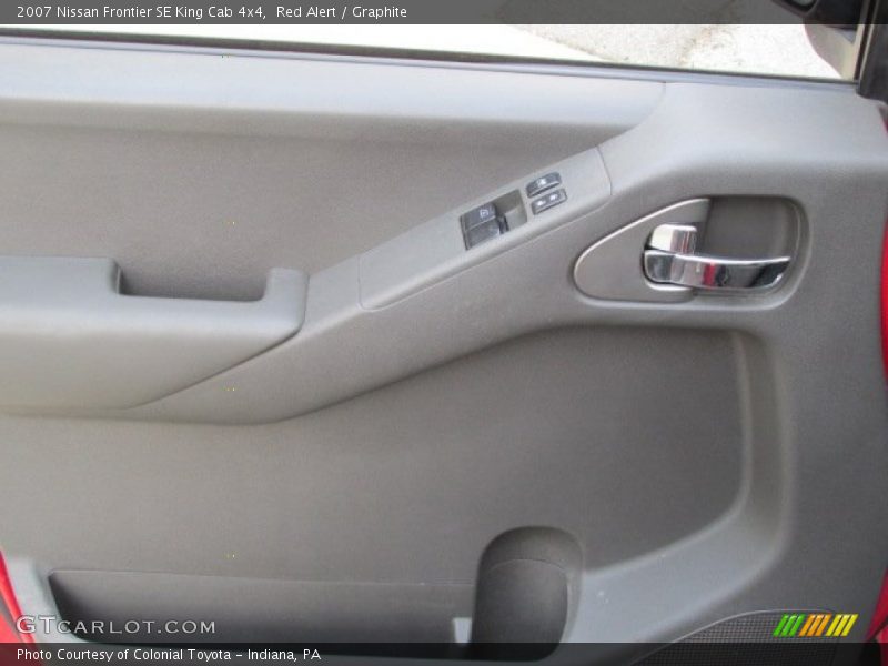 Red Alert / Graphite 2007 Nissan Frontier SE King Cab 4x4