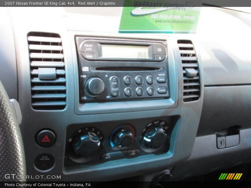 Red Alert / Graphite 2007 Nissan Frontier SE King Cab 4x4