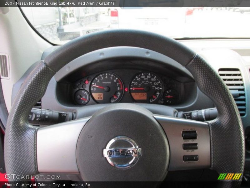Red Alert / Graphite 2007 Nissan Frontier SE King Cab 4x4