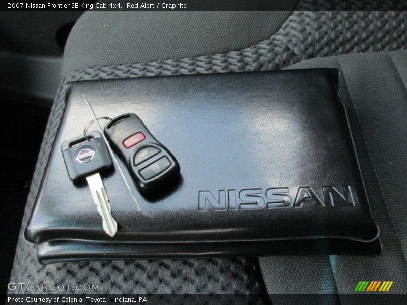Keys of 2007 Frontier SE King Cab 4x4