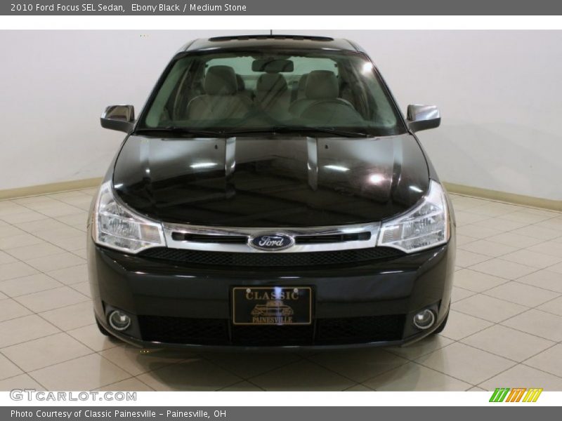 Ebony Black / Medium Stone 2010 Ford Focus SEL Sedan