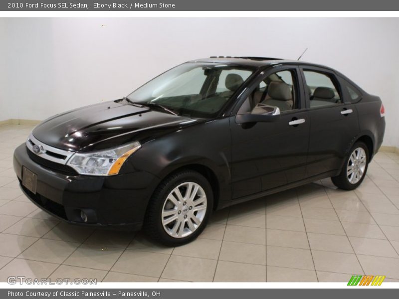Ebony Black / Medium Stone 2010 Ford Focus SEL Sedan
