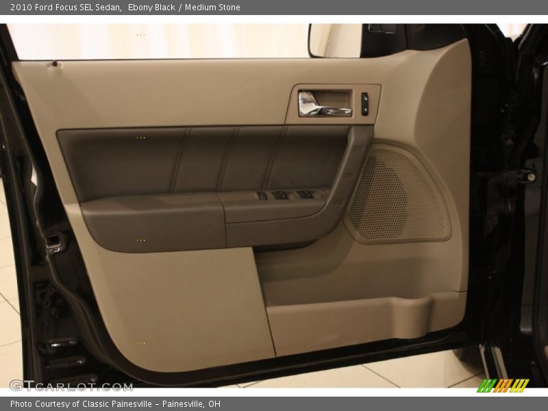 Ebony Black / Medium Stone 2010 Ford Focus SEL Sedan