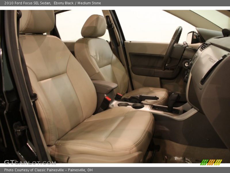 Ebony Black / Medium Stone 2010 Ford Focus SEL Sedan