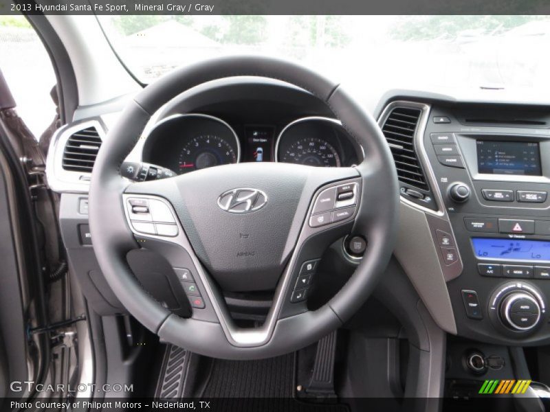 Mineral Gray / Gray 2013 Hyundai Santa Fe Sport
