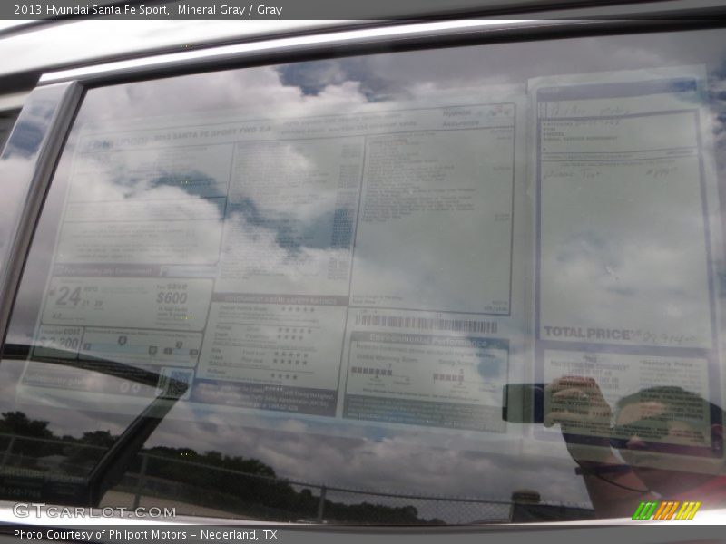 Mineral Gray / Gray 2013 Hyundai Santa Fe Sport